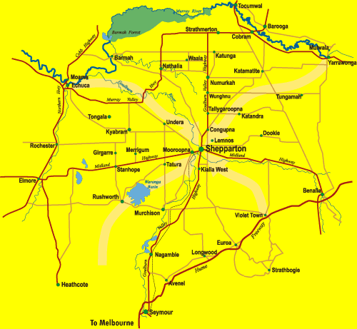 Map of Central Victoria